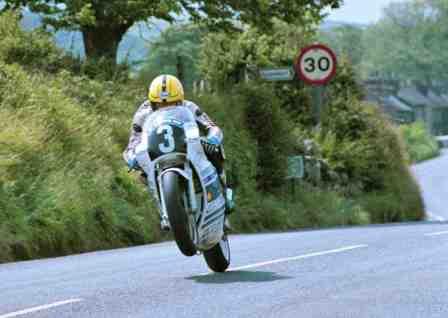 Joey Dunlop during the 1988 Junior TT